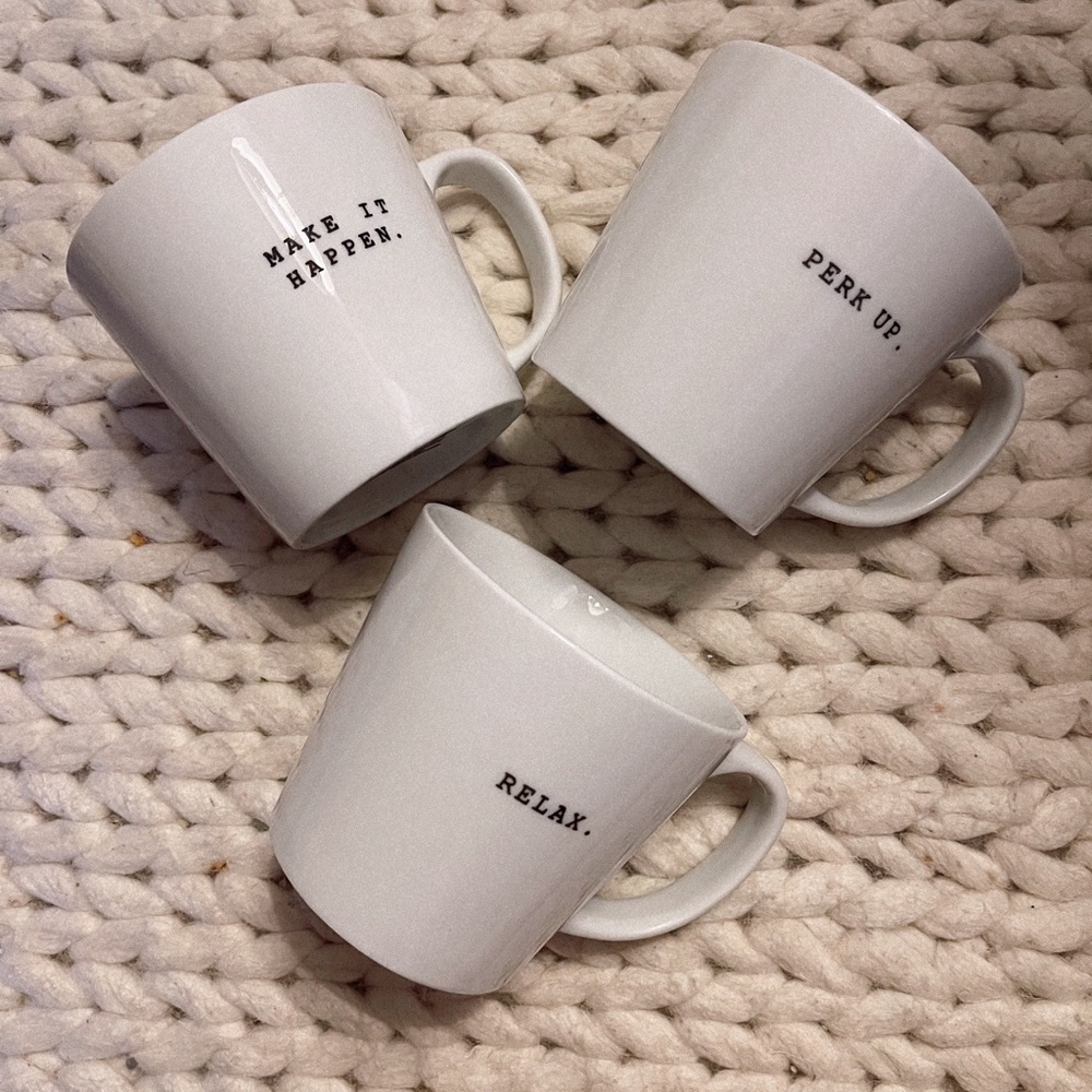The Cellar White Mugs